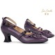 Iris Corolla Frame Square Heel Shoes(Reservation/8 Colours/Full Payment Without Shipping)